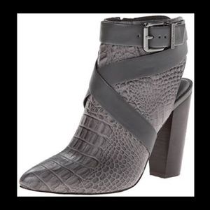 BCBG Cutout Booties EUC